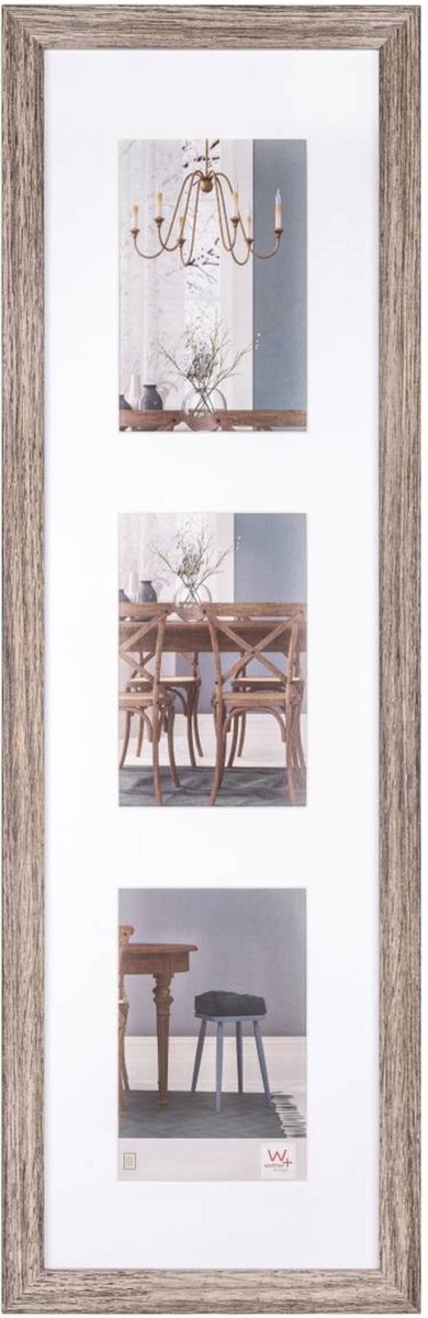 Walther fiorito - mdf træramme - fotostørrelse 3x10x15 cm - valnød