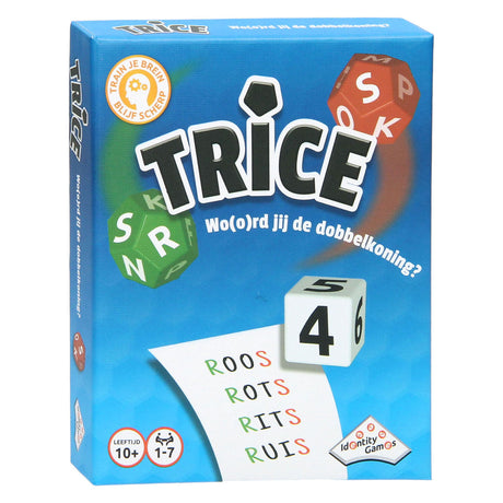 Identitetsspil trice terninger ordspil
