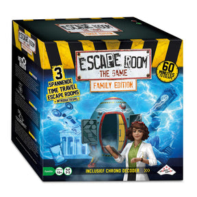 Identitetsspil escape room spillet tidsrejse - familieudgave - hjernetrim - 3 spændende eventyr for hele familien