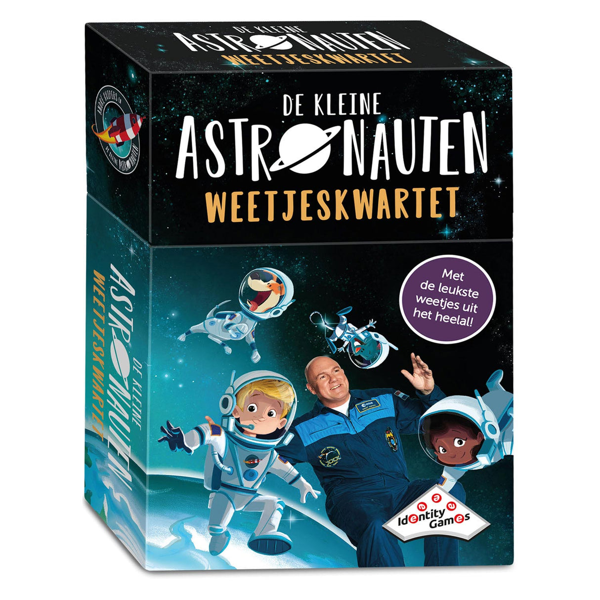 Identitetsspil små astronauter faktakvartet