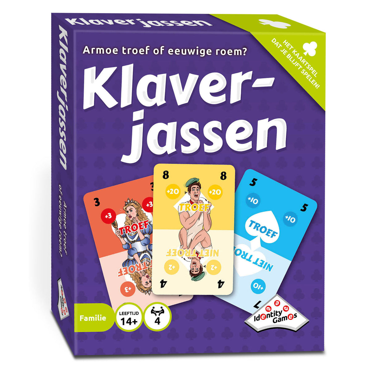 Identitetsspil Klaverjacks kortspil