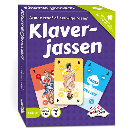 Identitetsspil Klaverjacks kortspil