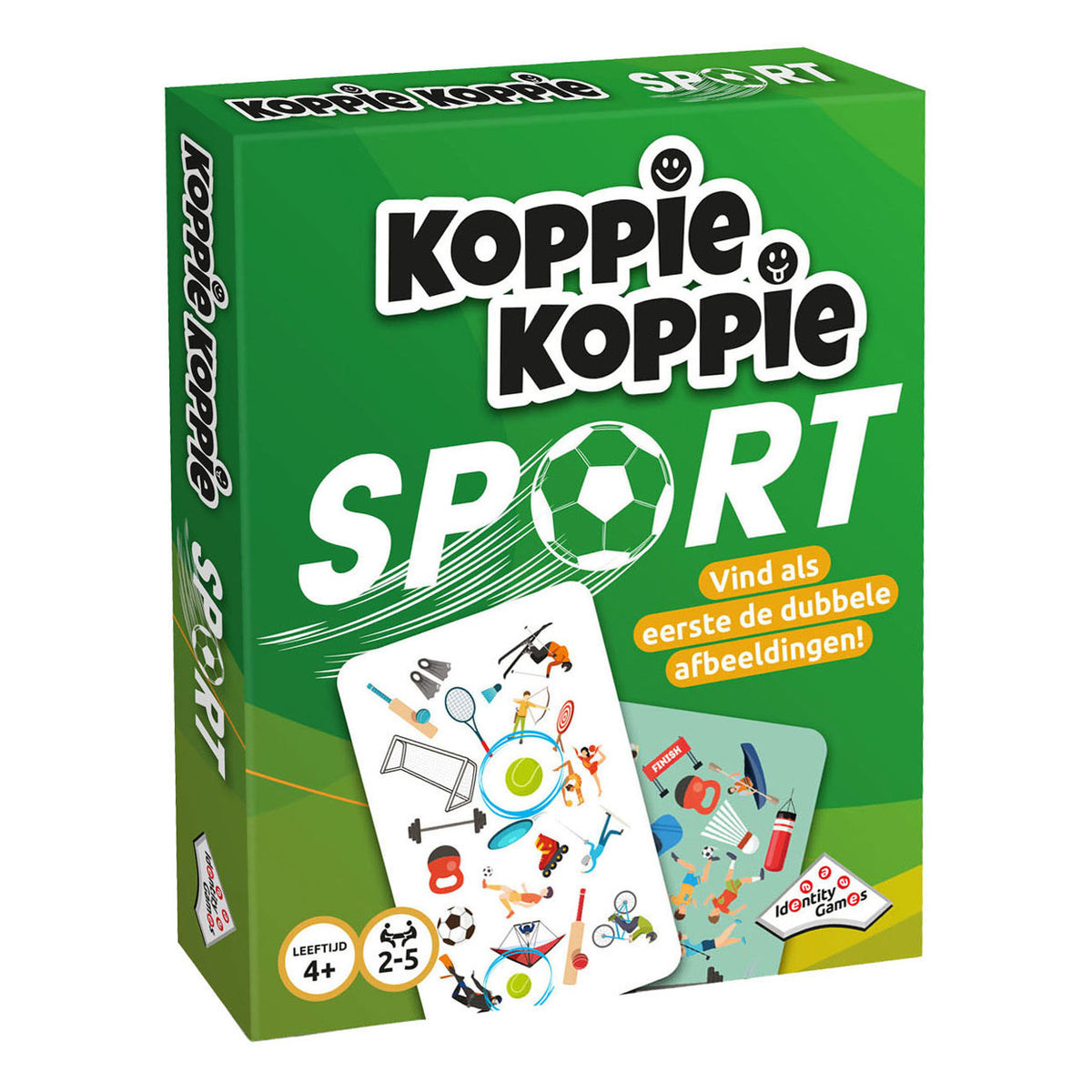 Identitetsspil koppie koppie søg spil sport - 2 til 5 spillere