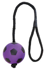 Trixie sportsbold på reb skumgummi flydende assorteret