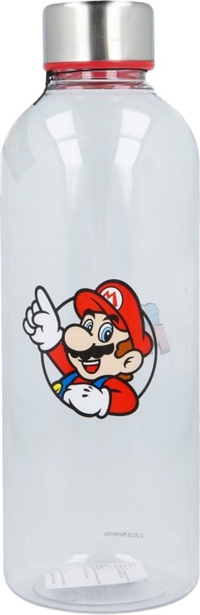 Stor super mario hydro drikkeflaske - 850 ml