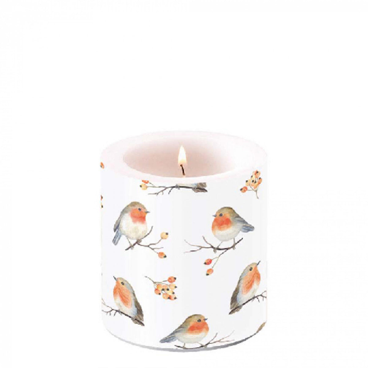 Ambiente stearinlys Robin familie