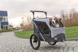 Trixie Dog Bike Cart Foldbar grå