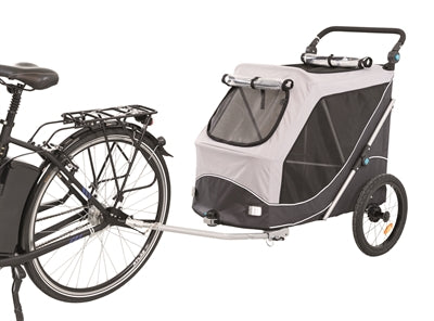 Trixie Dog Bike Cart Foldbar grå