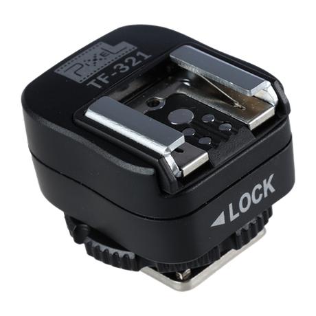 Pixel e-ttl hot shoe adapter tf-321 til canon