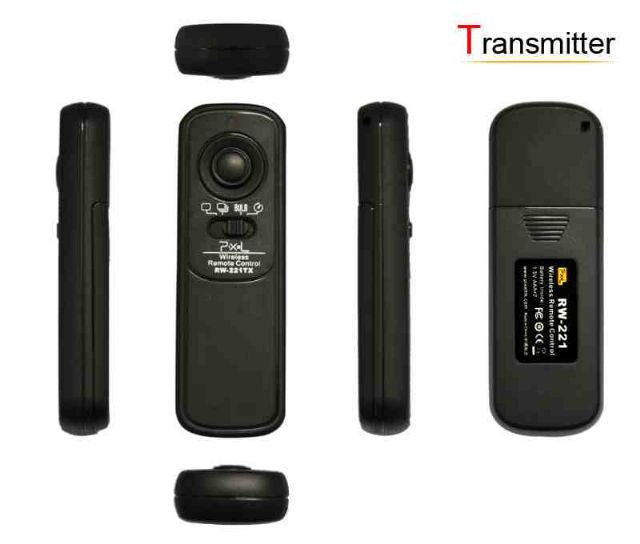 Pixel trådløs fjernbetjening rw-221 s1 oppilas til sony