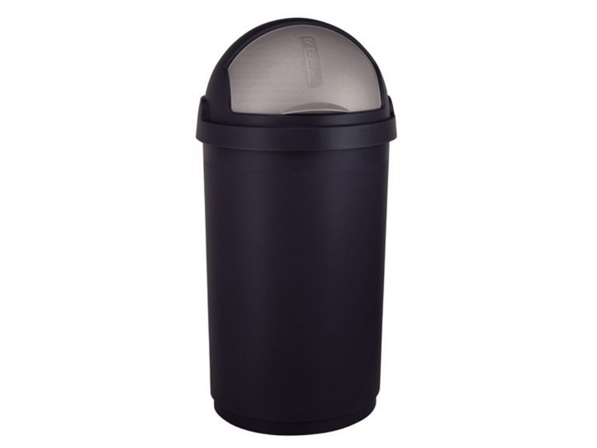 Curver rulle affaldsspand - 50 liter - sort