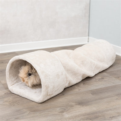 Trixie play tunnel kanin marsvin plys beige