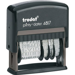 Ty tekst stempel trodat 4817 fransk