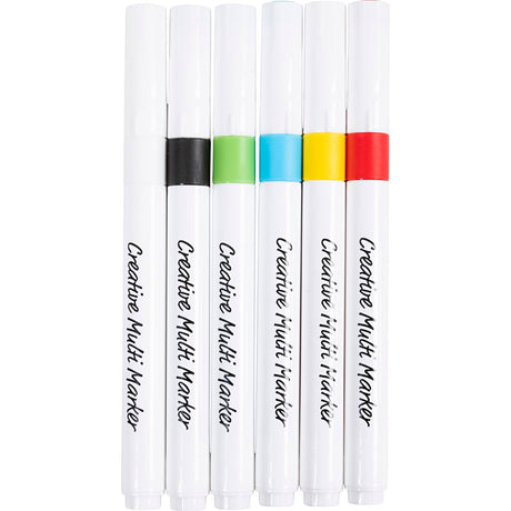 Creativ virksomhed https: www.cchobby.nl creative-multi-marker-line-thickness-4-mm-various-colors-6-piece-1-box