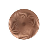 Decoris bundplade brandy ø33xh1,5cm