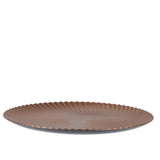 Decoris bundplade brandy ø33xh1,5cm