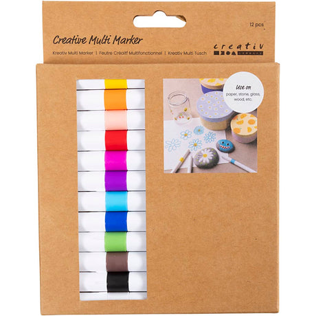 Creativ virksomhed https: www.cchobby.nl creative-multi-marker-line-thickness-4-mm-various-colors-12-piece-1-box