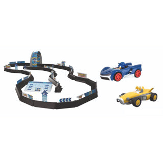 Carrera rc 2.4ghz racerbane team sonic racing bordplade racersæt - 1:43