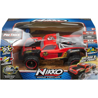 Nikko rc racerbil rød sort
