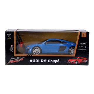Kool speed Audi - radiostyret bil - skala 1:24 - blå