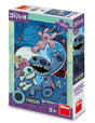 Dinotoys dino puslespil fra Disneys stitch neon - 100 xl brikker