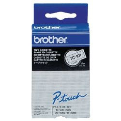 Tape brother 12mmx8m sort-transparent