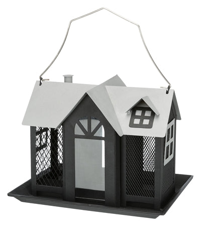 Trixie fuglehus villa metal sort