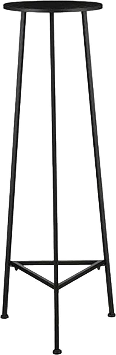 Mica decorations jill plantentafel - 35x35x120 cm - ijzer - zwart