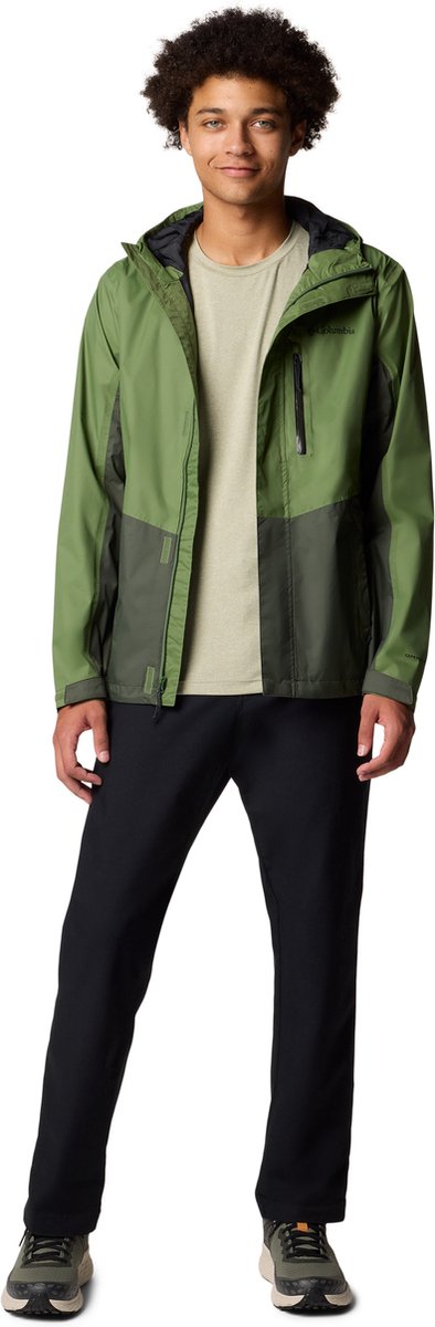 Columbia pouring adventure™ iii jakke herrejakke - kantine, greenscape - str. s