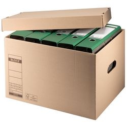 Arkivæske leitz pap brun
