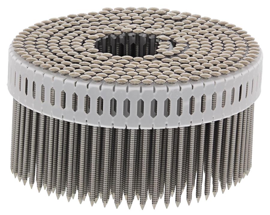 Paslode flush søm 2,5x65 ring rustfrit stål a2 lk (7800 stk)