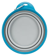 Trixie madskål drikkeskål rejse solid kant silikone assorteret