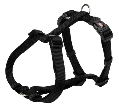 Trixie hundesele premium h-sele sort