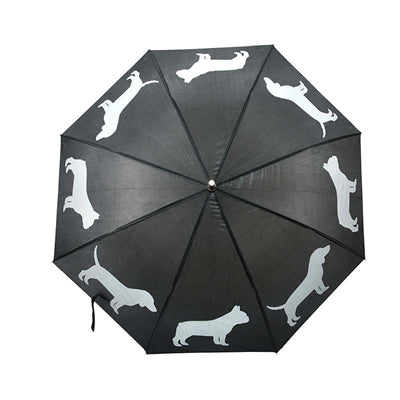 Paraplyhunde reflekterende sort