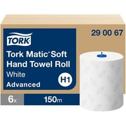 Håndklæderulle tork h1 matic advanced hvid 2-lags