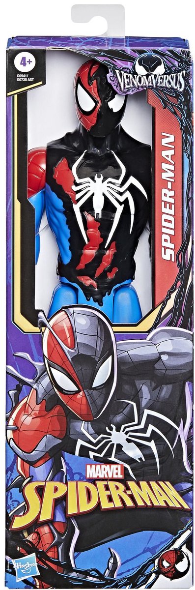 Marvel hasbro spider-man venom vs spider-man titan actionfigur.