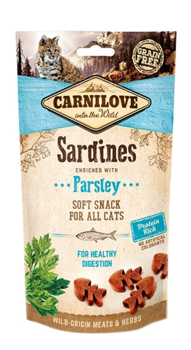 Carnilove blød snack sardiner persille