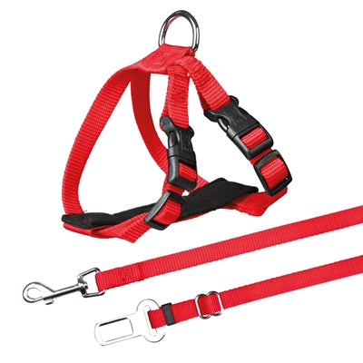 Trixie cat harness for the car red