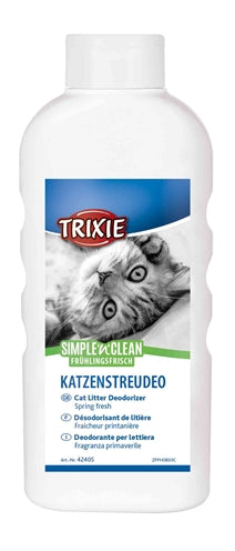 Trixie simple'n'nclean deodorizer kattegrus boxspring frisk