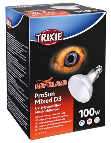 Trixie Reptiland Prosun Mixed D3 UV-B Lampe Selvstartende