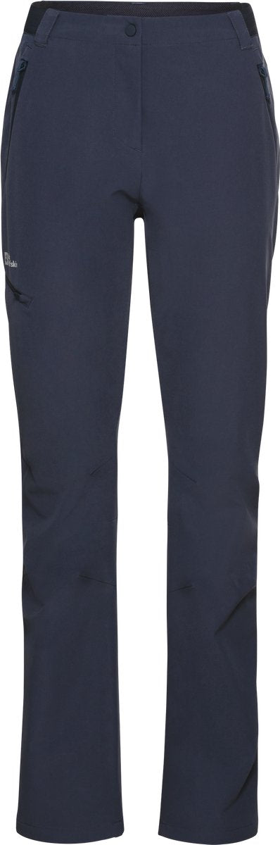 Jack wolfskin geigelstein-bukser med udendørsbukser til kvinder - midnatshimmel