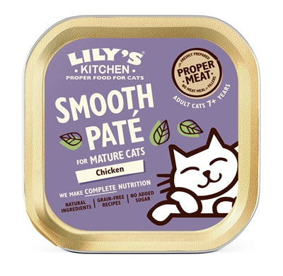Lilys køkkenkat moden glat pate kylling