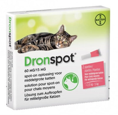 Bayer dronsspot Kat spot på