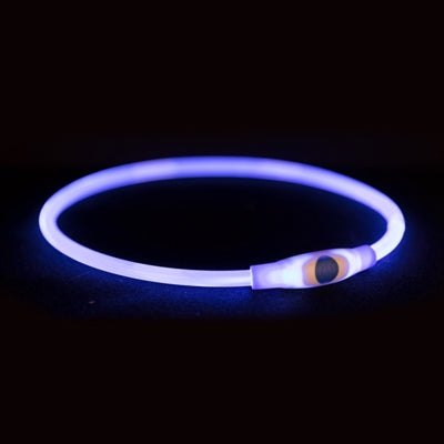Trixie lysende krave USB flash lys genopladelig TPU multi