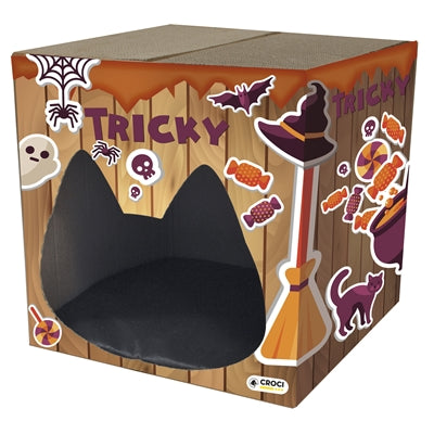 Croci Cat house scratch house halloween vanskeligt hul