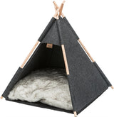 Trixie katteseng tipi filt antracit