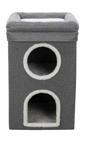 Trixie kradsestolpe cat tower saul grey