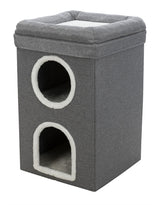 Trixie kradsestolpe cat tower saul grey
