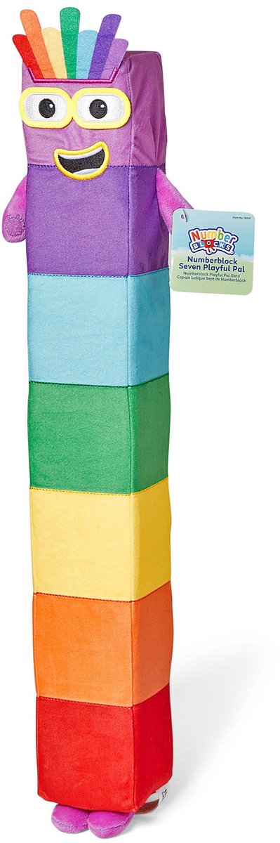 Læringsressourcer numberblocks® syv - krammetøj - fra 18 måneder