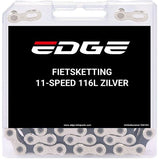 Edge cykelkæde 11 speed chn-004 med 116 led - sølv
